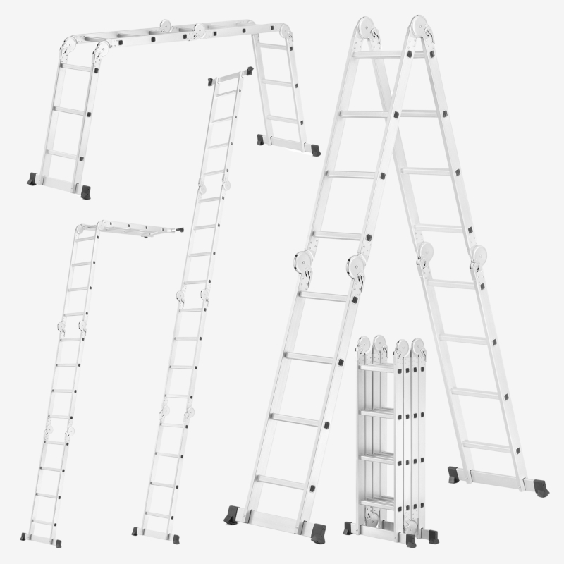 Drabina aluminiowa Higher ML-104 5.6 m 1x16 do 150 kg