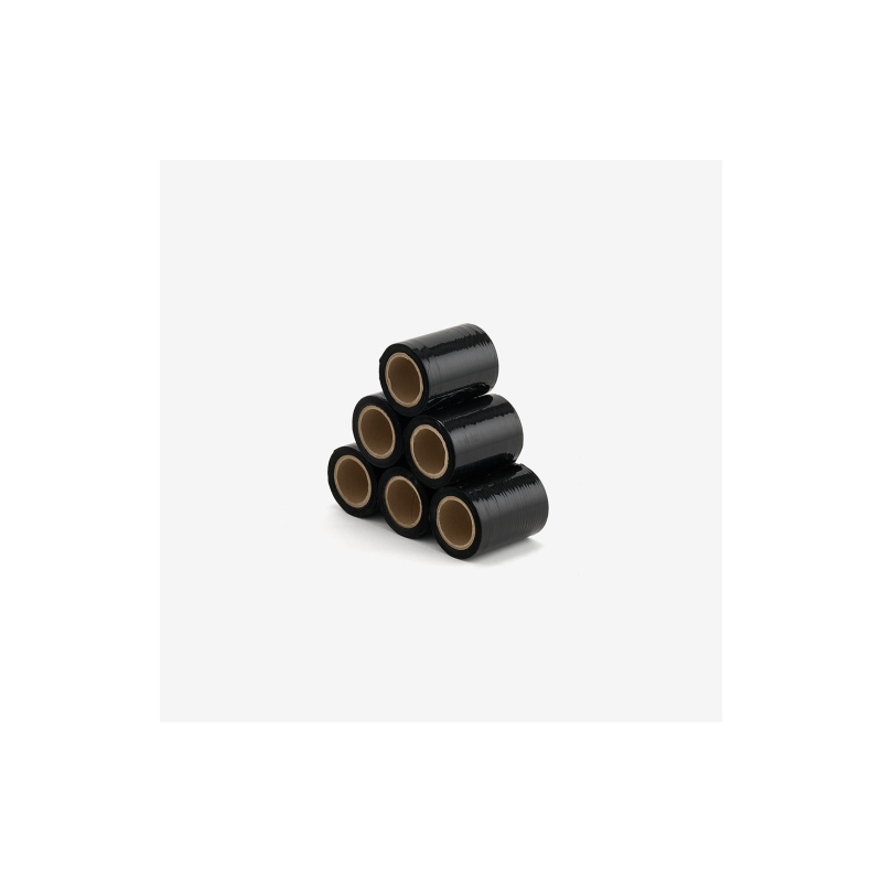 Zestaw: dyspenser + 30 folii stretch mini czarnych