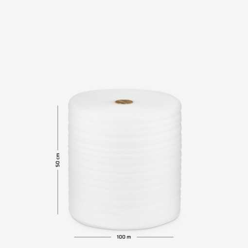 Pianka polietylenowa PE 2mm w rolce - zbliżenie na strukturę.