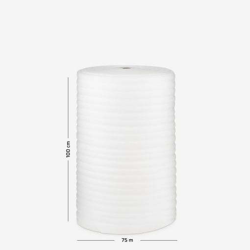 Pianka polietylenowa PE 3mm w rolce - zbliżenie na strukturę.