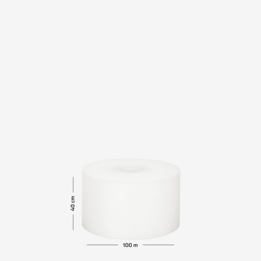 Zbliżenie na pęcherzyk folii bąbelkowej dwuwarstwowej B1