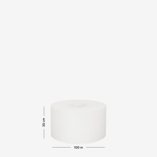 Zbliżenie na pęcherzyk folii bąbelkowej dwuwarstwowej B1