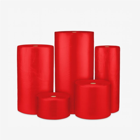 Folia bąbelkowa w rolce B1 - Lekka 2w Czerwona