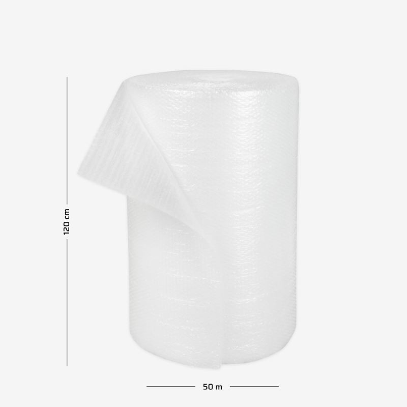 Laminat z pianki polietylenowej o grubości 0.8mm i folia bąbelkowa  o szerokości 120cm , długości 50mb