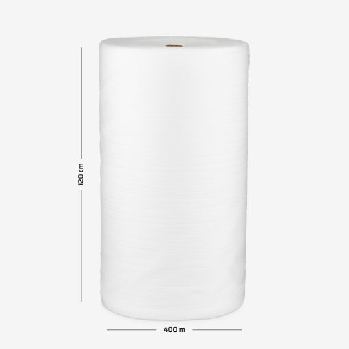 Pianka polietylenowa PE 0.8mm w rolce - zbliżenie na strukturę.