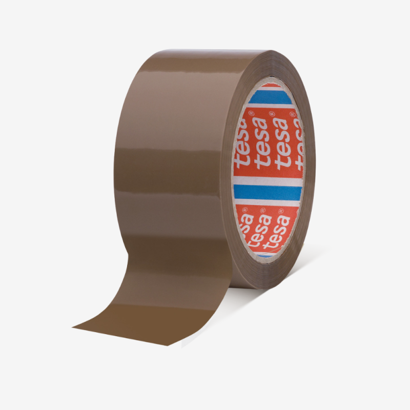 Taśma samoprzylepna TESA ® 4280 PV0 brązowa o szerokości 48 mm.