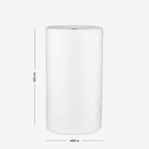 Pianka polietylenowa PE 0.8mm w rolce - zbliżenie na strukturę.