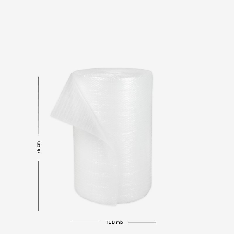 Laminat z pianki polietylenowej o grubości 0.8mm i folia bąbelkowa  o szerokości 75cm , długości 100mb