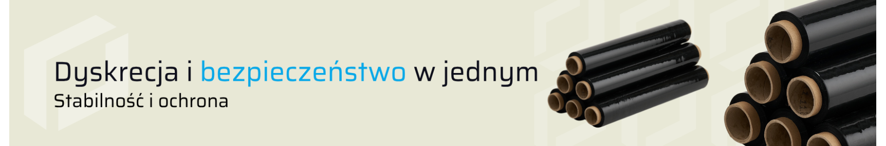 Czarna folia stretch - PakujTo.pl | Wysyłaj bezpiecznie!