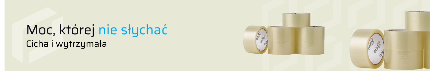 Taśmy cichoodwijalne - PakujTo.pl | Cicha i wytrzymała!