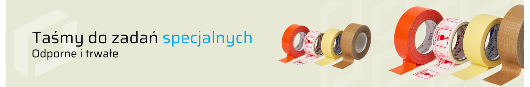 Taśmy specjalistyczne -  PakujTo.pl | Taśmy do zadań specjalnych!