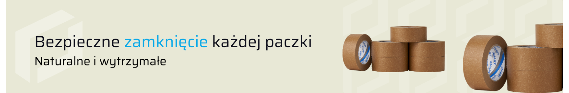 Taśmy klejące papierowe