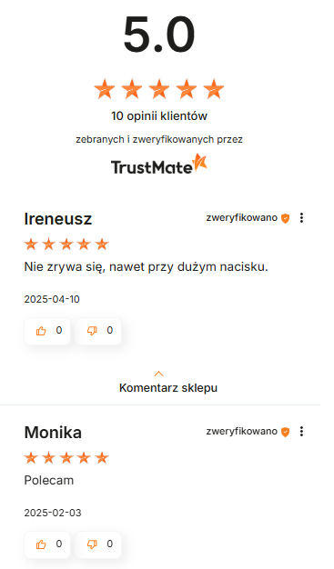 Zdjęcie z opiniami klientów Pakujto po zakupie taśmy spinającej